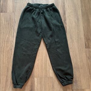 Brandy Melville Dark Green Sweatpants